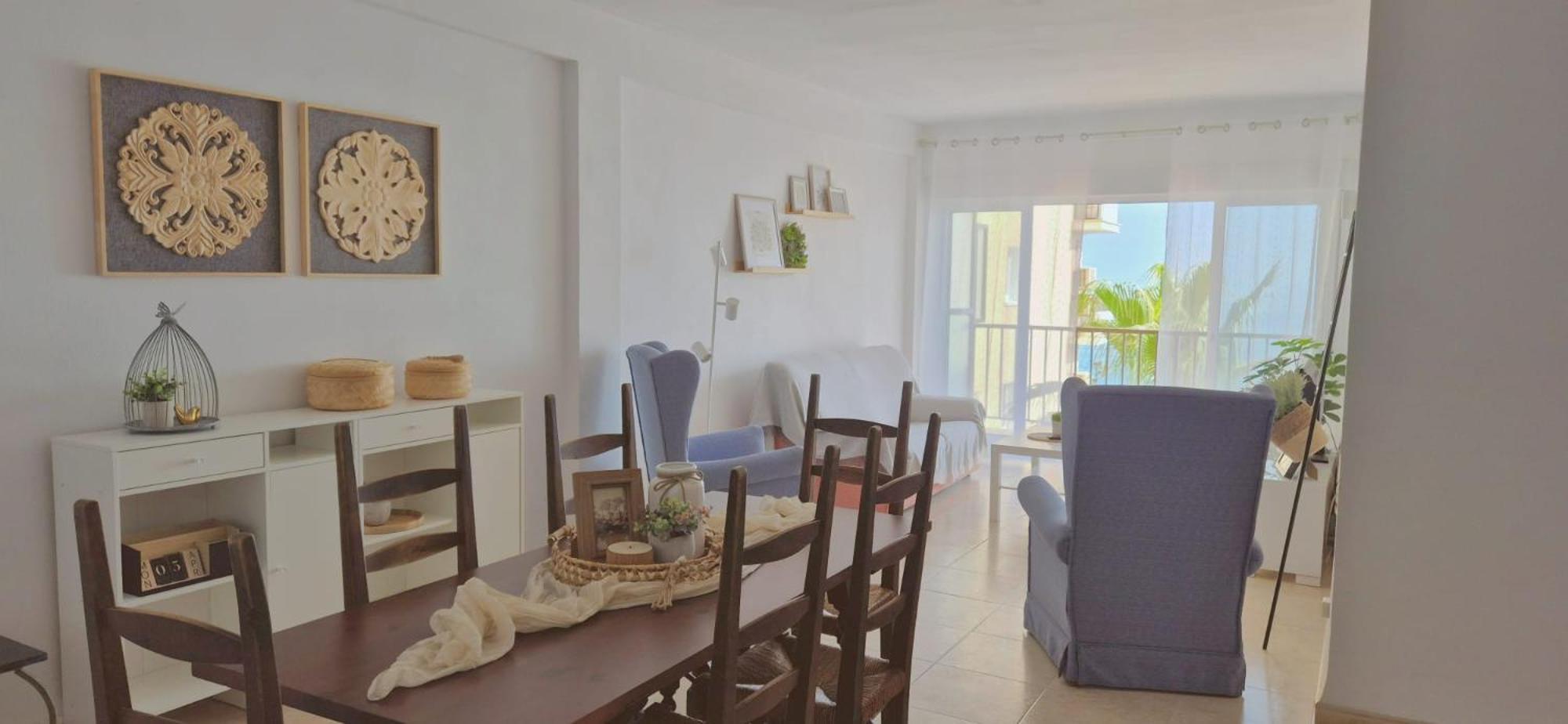 Apartamento Con Piscina En La Primera Linea De Playa De ฟูเอนฮิโรลา ภายนอก รูปภาพ
